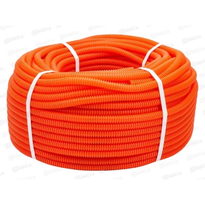 Труба гофрированная ПНД d16 с зондом (100м) оранжевая, REXANT, 28-0016-5 *100 Труба гофрированная ПНД d16 с зондом (100м) оранжевая, REXANT, 28-0016-5 *100