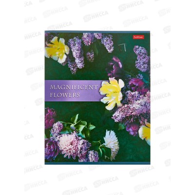 Тетрадь 80листов клетка  Hatber Роскошные цветы, 080249 *7/70 Тетрадь 80листов клетка  Hatber Роскошные цветы, 080249 *7/70