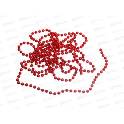 Бусы на елку 2,7м "Шарик" красный 556-339 Бусы на елку 2,7м "Шарик" красный 556-339