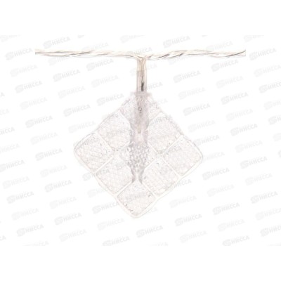 Гирлянда 2,5м 12 LED РОМБИК с насадками 183-0054 Гирлянда 2,5м 12 LED РОМБИК с насадками 183-0054