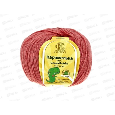 Пряжа Карамелька акрил 100% 50гр 175м Брусника 088 *10 Пряжа Карамелька акрил 100% 50гр 175м Брусника 088 *10