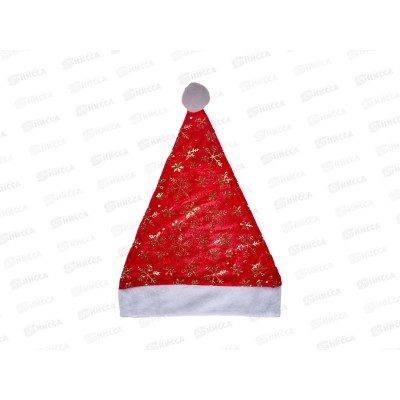 Колпак "Снежинки" 28*38см красный 182-196 Колпак "Снежинки" 28*38см красный 182-196