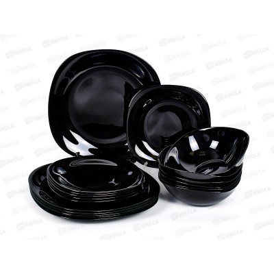 Набор столовый 18пр. Луна черная 100ч-18л