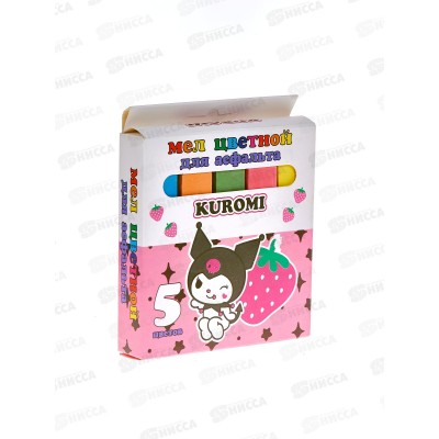 Мел CENTRUM 6 штук цветной, Kuromi 72024 *60 Мел CENTRUM 6 штук цветной, Kuromi 72024 *60