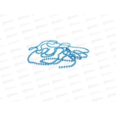 Бусы на елку "Новогодние шарики" синие НУ-6739 Бусы на елку "Новогодние шарики" синие НУ-6739