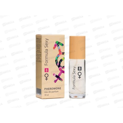 Formula Sexy №8 с феромонами, туалетная вода 30мл женская 24 М Formula Sexy №8 с феромонами, туалетная вода 30мл женская 24 М