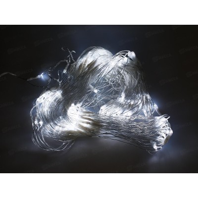 Гирлянда 3*2м Сетка 192 белых ламп 8 режимов  НУ-3637