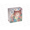 Салфетки 1 слойные 40 листов 24*24 Desna Design Чеширский кот,57433*32