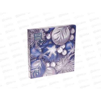 Салфетки 3 слойные 20 листовые 33*33 Bouquet Home Новогодние игрушки,37504*12