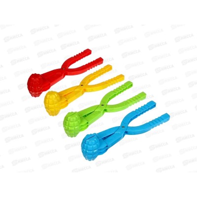 Форма для снега (снежколеп) "Граната" СЛ-1557, (36см) микс, в сетке *96 Форма для снега (снежколеп) "Граната" СЛ-1557, (36см) микс, в сетке *96