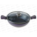 Сотейник 28см, ВН-7114 Purple Eclips 3,2л, с крышкой Сотейник 28см, ВН-7114 Purple Eclips 3,2л, с крышкой