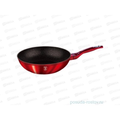 Вок 30см, ВН-6166 Burgundy Metallic Line Вок 30см, ВН-6166 Burgundy Metallic Line