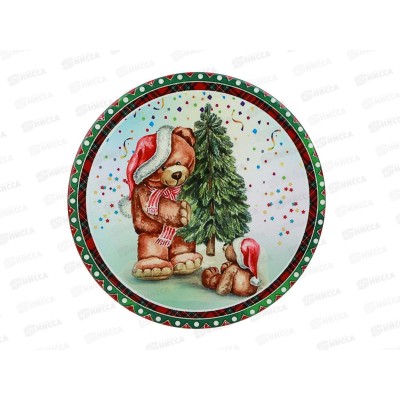 Подставка  под горячее керамическая "Медвежонок" 20см 820-808 г