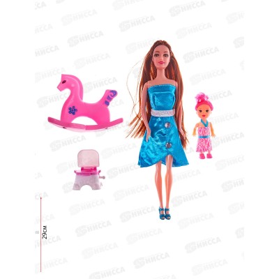 Игровой набор &quotСемья&quot кукла 29см, 8см, Е016 в коробке 802043
