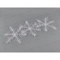 Снежинка 19*19см 3шт пластик (062825) Ж Снежинка 19*19см 3шт пластик (062825) Ж