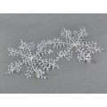 Снежинка 22*22см 2шт пластик (062826) Ж Снежинка 22*22см 2шт пластик (062826) Ж