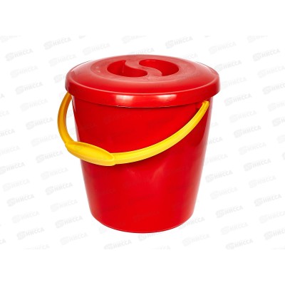 Ведро 10л мерное с крышкой, с утолщённой стенкой Красное *15 ИНТ Ведро 10л мерное с крышкой, с утолщённой стенкой Красное *15 ИНТ