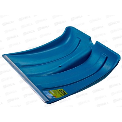 Лопата д/снега 380*365мм пластмассовая с ал.планкой  цветная   *10