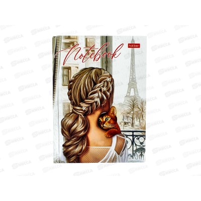Записн.книжка Hatber А6 80л Окно в Париж 28629*144
