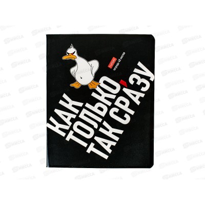 Тетрадь 48 листов клетка  Hatber Гусь умный 078540 *5/60