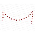 Растяжка "Вечеринка" 2,5м 5см красный 219-105 Растяжка "Вечеринка" 2,5м 5см красный 219-105