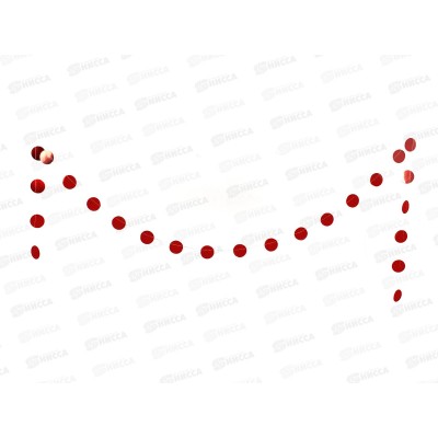 Растяжка &quotВечеринка&quot 2,5м 5см красный 219-105