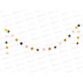 Растяжка "Звездочки" 2,5м 7см микс 219-142