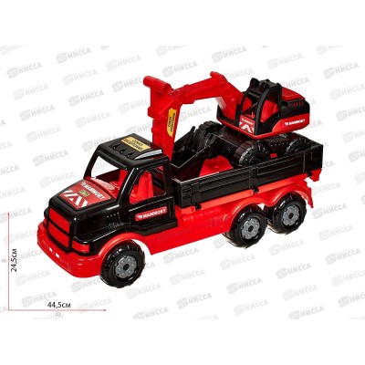 Машина &quotСталкер&quot &quotМАММОЕТ&quot бортовой + экскаватор 95923 в сетке  *4