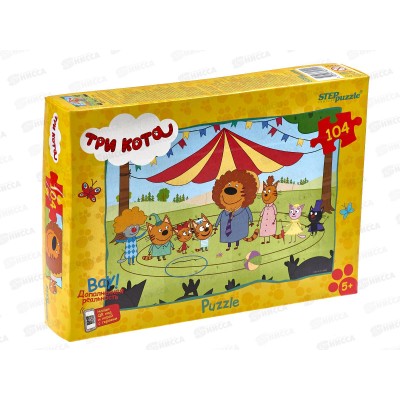 ПАЗЛ 104 элементов 82251 Три кота (new 2)  *48