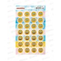 Наклейка ЛиС Смайлики (оценки) асс. *20