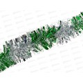 Мишура 002015 луксор 9см х 2м. зеленый-серебро, AL-3358 *500