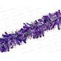 Мишура 002015 переливка классика  8см х 2м. сирень+серебро, AL-3350 *800