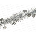 Мишура 002015 сердце блеск перелив 8см х 2м. серебро, AL-3368 *500