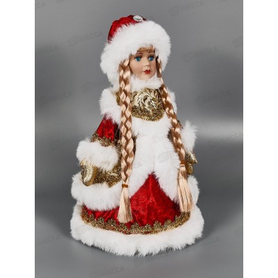 Снегурочка, красный, 20х20х35см, OHZ-JX112