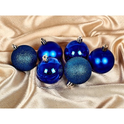 Набор шаров 6шт d6см синий, SY2022DG-461-5  АТМ Набор шаров 6шт d6см синий, SY2022DG-461-5  АТМ