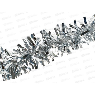 Мишура, 13см. х 2м., AL-13622 серебро *360