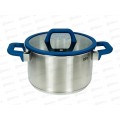 Кастрюля САПФИР 22х11см 4.9л, индукционное дно, крышка стекло LR02-793 Кастрюля САПФИР 22х11см 4.9л, индукционное дно, крышка стекло LR02-793