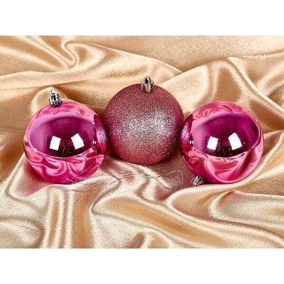 Набор шаров 3шт d8см, розовый, SYQA-0122277 Набор шаров 3шт d8см, розовый, SYQA-0122277