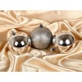 Набор шаров 3шт d8см, серебро, SYQA-0122274 Набор шаров 3шт d8см, серебро, SYQA-0122274