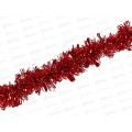 Мишура, 9см. х 2м., AL-13624 красный *500 Мишура, 9см. х 2м., AL-13624 красный *500