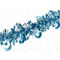 Мишура, 9см. х 2м., AL-13636 голубой *600 Мишура, 9см. х 2м., AL-13636 голубой *600