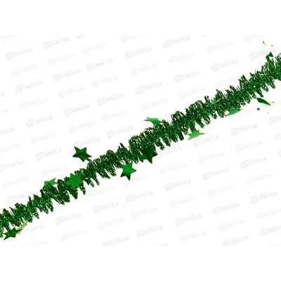 Мишура 002015 2см х 2м, AL-8060, зеленый*1200