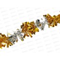 Мишура 7см х 2м. золото+серебро, AL-3351, *800