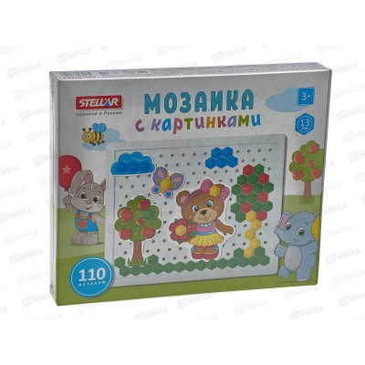 Мозаика с картинками (диаметр 13мм/110 деталей) 01082 *20 Мозаика с картинками (диаметр 13мм/110 деталей) 01082 *20
