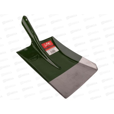 Лопата совковая из рельсовой стали ЛСП зеленая, б/ч, 235*290мм, S501 *10