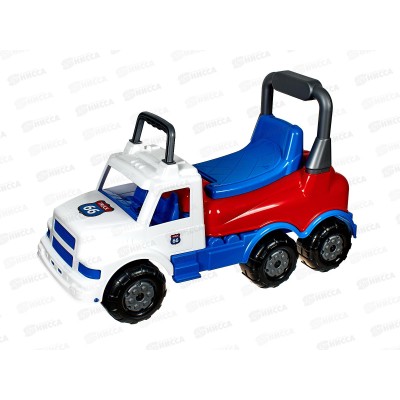 Каталка-автомобиль "Буран" №1 (бело-синяя) 90348 Каталка-автомобиль "Буран" №1 (бело-синяя) 90348