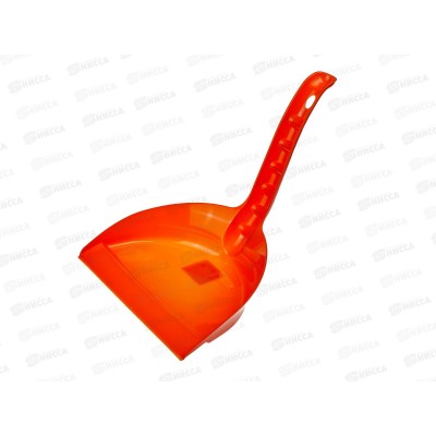 Совок для мусора ИНТ с удлиненной ручкой оранжевый *25 Совок для мусора ИНТ с удлиненной ручкой оранжевый *25