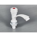 Кран для одной воды, из высокопрочного пластика- БЕЛЫЙ, PL3-269F