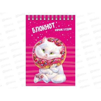 Блокнот 80листов ФЕН А6 Кот, 64305 *5/100 Блокнот 80листов ФЕН А6 Кот, 64305 *5/100