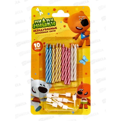 Свечи для торта незадуваемые, 10шт Ми-ми-мишки, СС-76786-MIMI блистер Свечи для торта незадуваемые, 10шт Ми-ми-мишки, СС-76786-MIMI блистер
